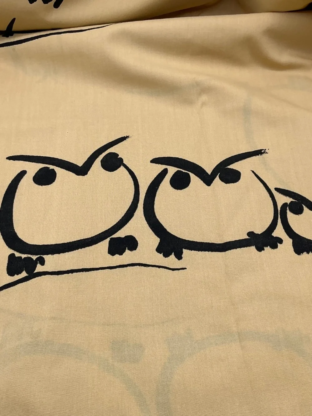Alex West Whoo Owl Full Sheet and Pillow Case Vintage